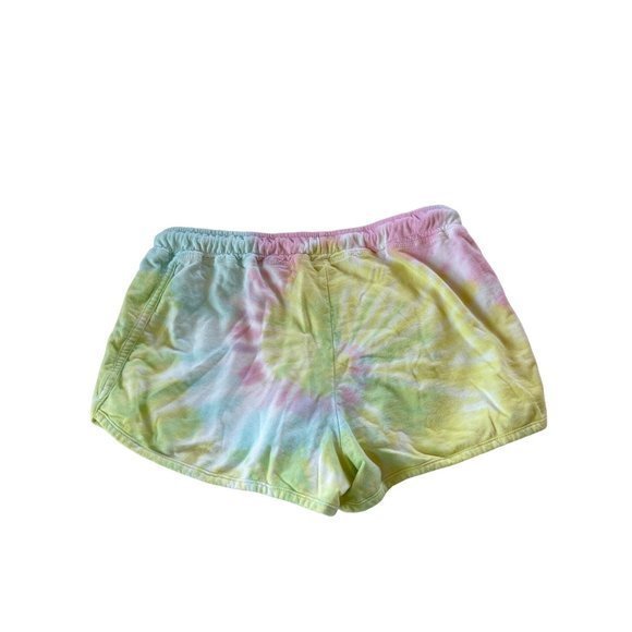 Steve Madden Pastel Tye Dye Drawstring Waist Shorts Size XL - Picture 2 of 8